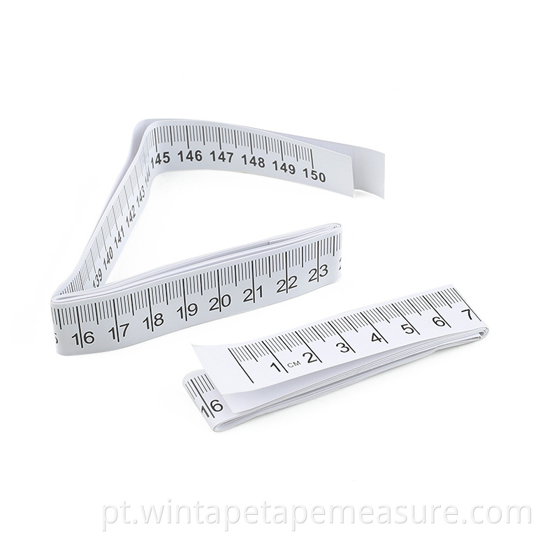 Fita métrica de papel médico para impressão personalizada de 1m / 1,5m em Seu Design e Logotipo